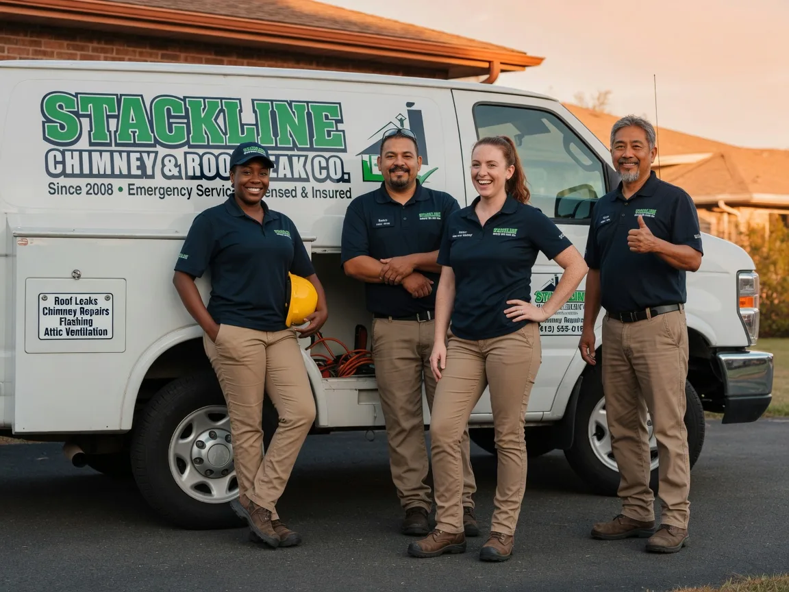 Chimney flashing repair company in Kountze, TX